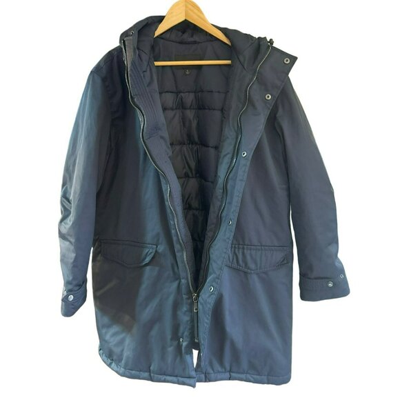 Banana Republic Mens Indigo Spire Winter Stadium Jacket Size Large Style 490467 - Picture 2 of 6